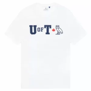 OVO X University White T Shirt